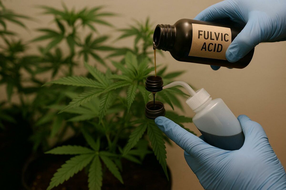 Kwasy fulwowe w uprawie marihuany