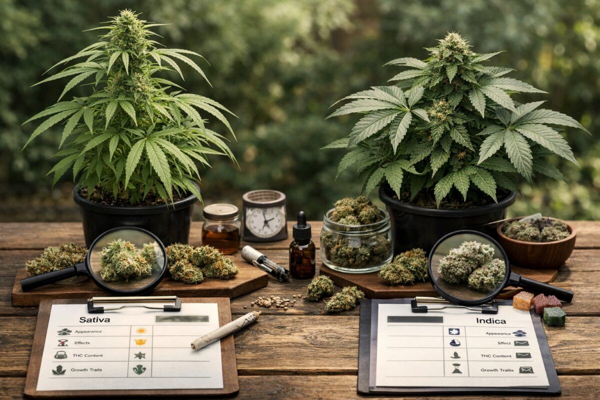 Marihuana sativa vs indica