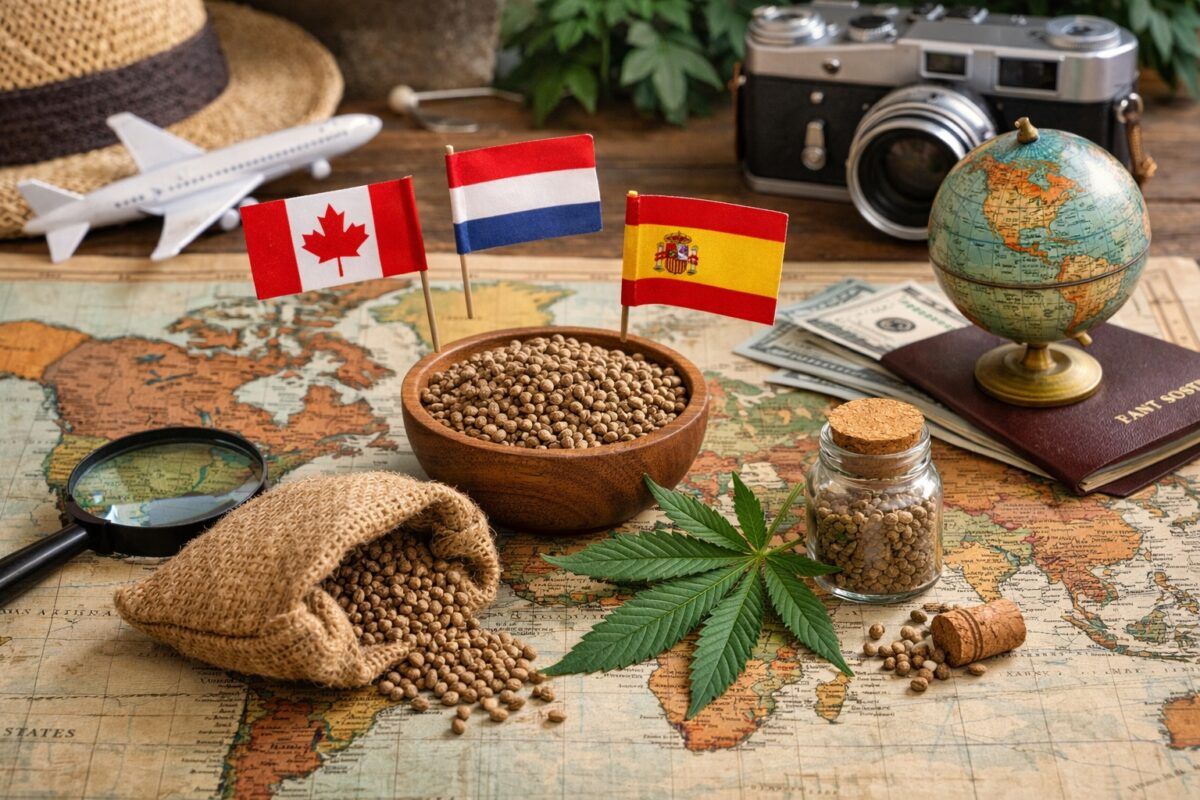 Przewozenie nasion marihuany za granice