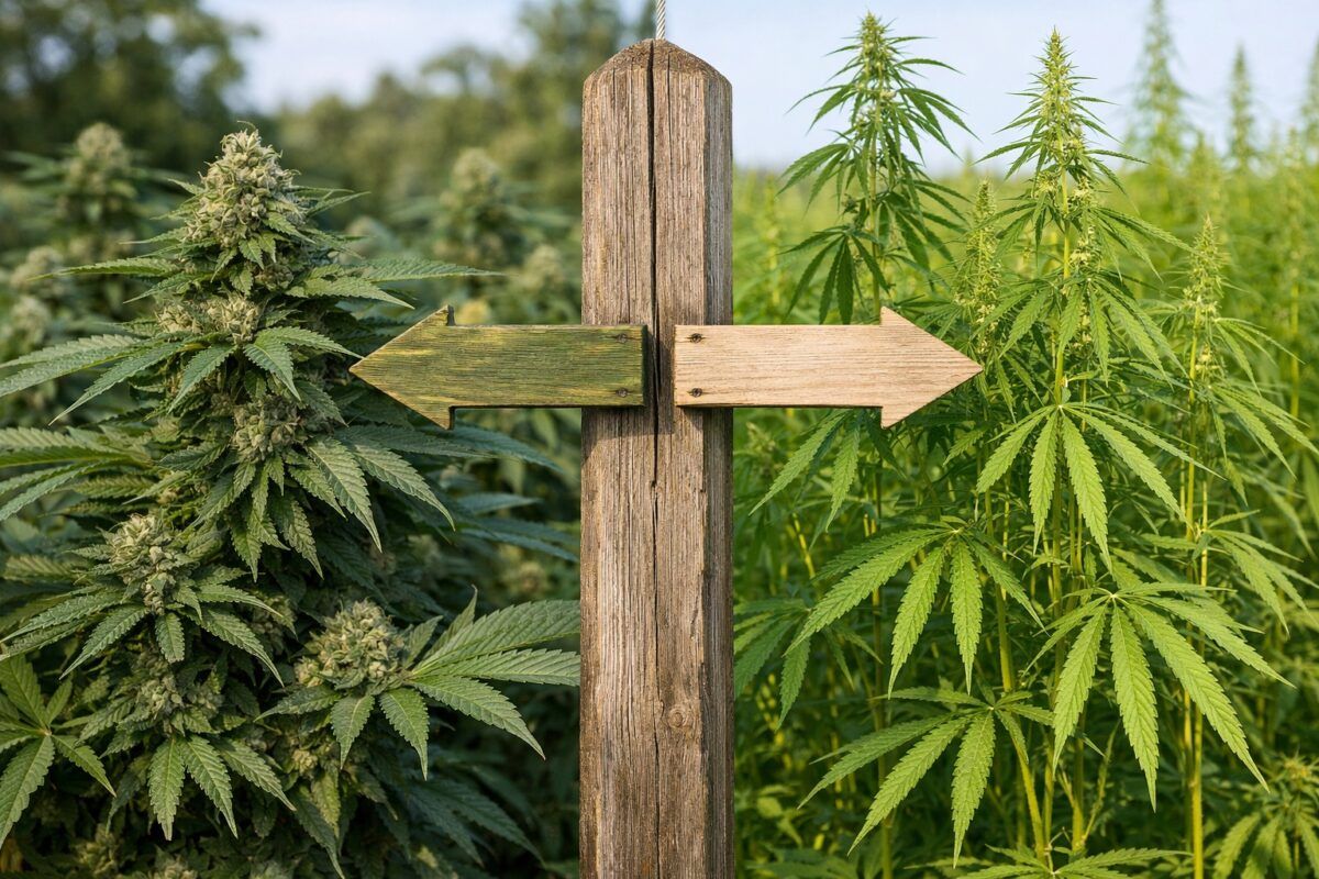 Roznie miedzy konopiami siewnymi