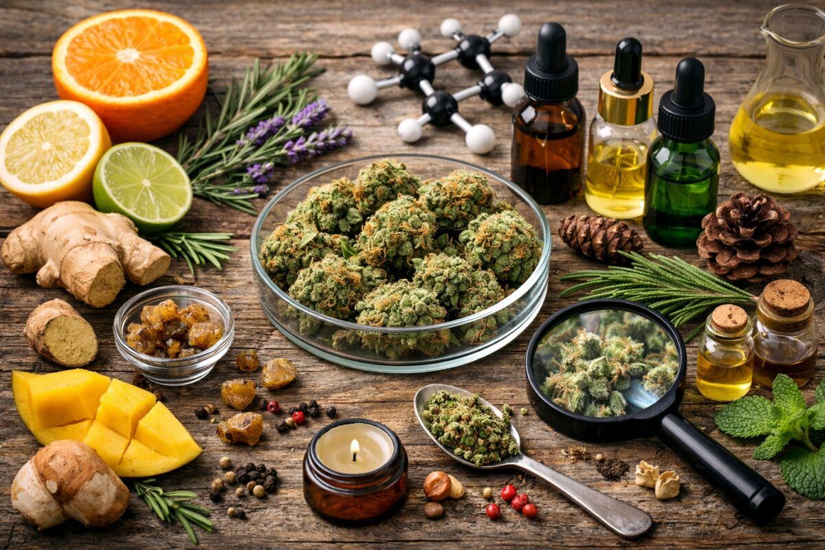 Terpeny w odmianach marihuany